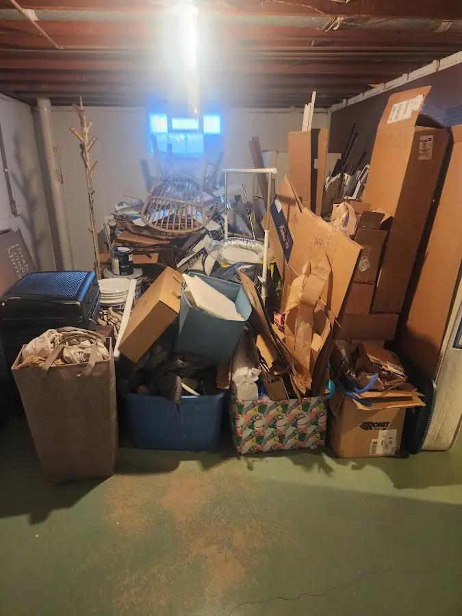 Roll-off dumpster container at job site for Construction Dumpster Rental in Valparaiso